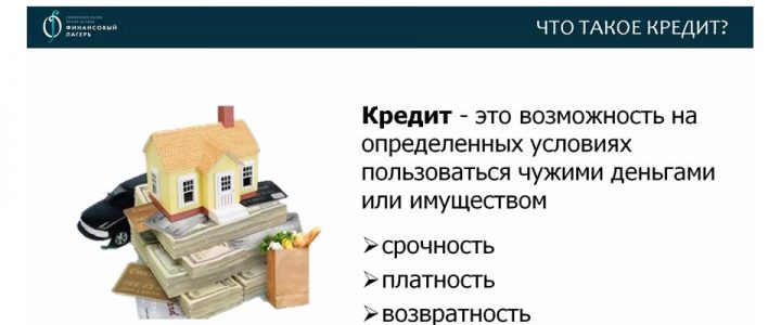 Мастер-класс «Кредиты и займ»